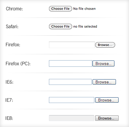 Custom File Inputs with a Bit of jQuery Custom File Inputs with a Bit of jQuery
