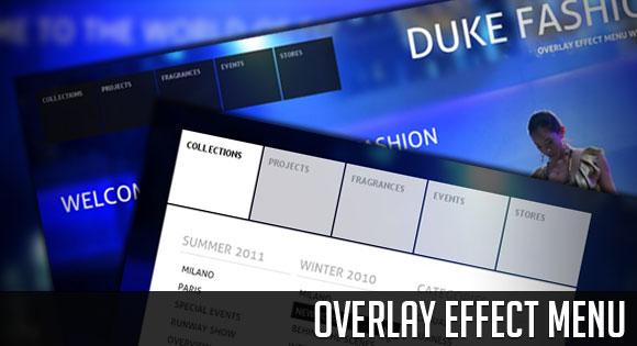 Overlay Effect Menu with jQuery Overlay Effect Menu with jQuery