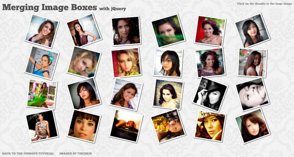 Merging Image Boxes with jQuery Merging Image Boxes with jQuery