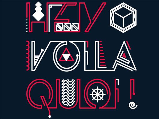 GEOMETRY TEE by Collectif Hey Voilà Quoi GEOMETRY TEE by Collectif Hey Voilà Quoi